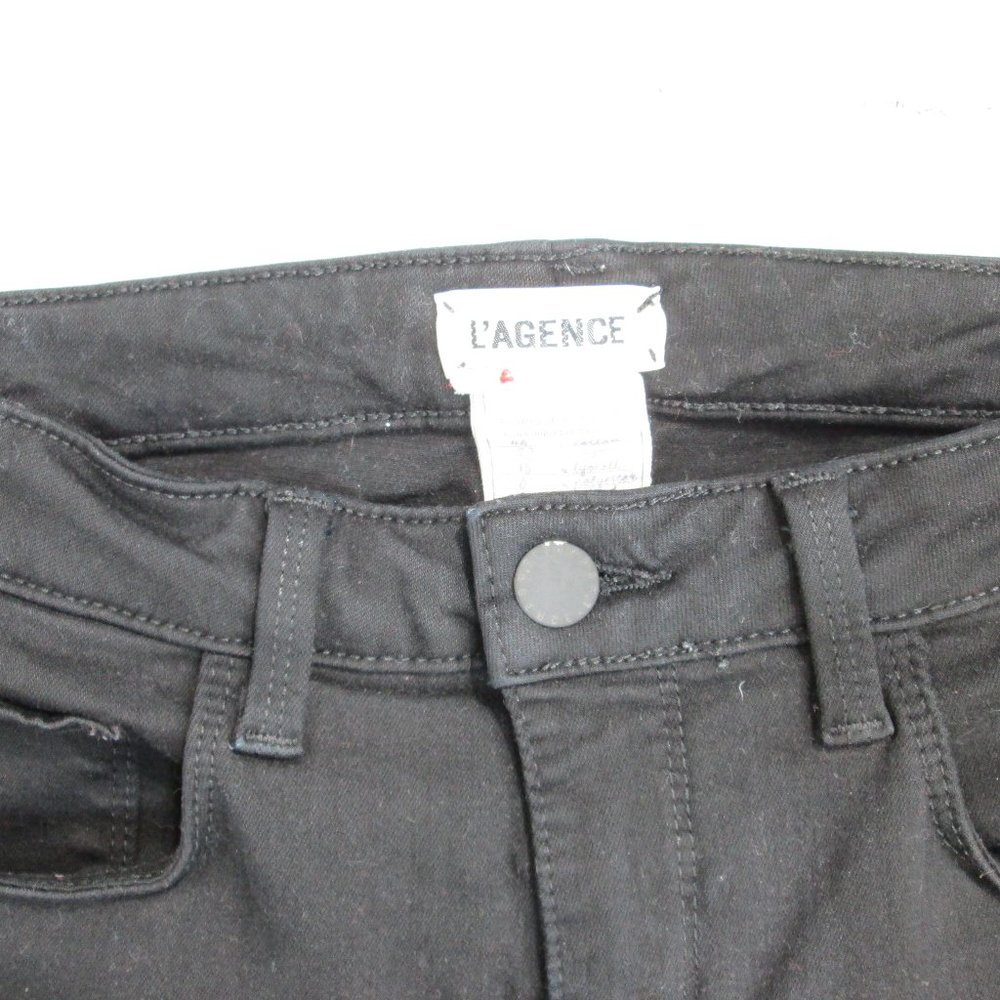 L'Agence Black Margot High Rise Skinny Jean Jegging - Picture 4 of 6